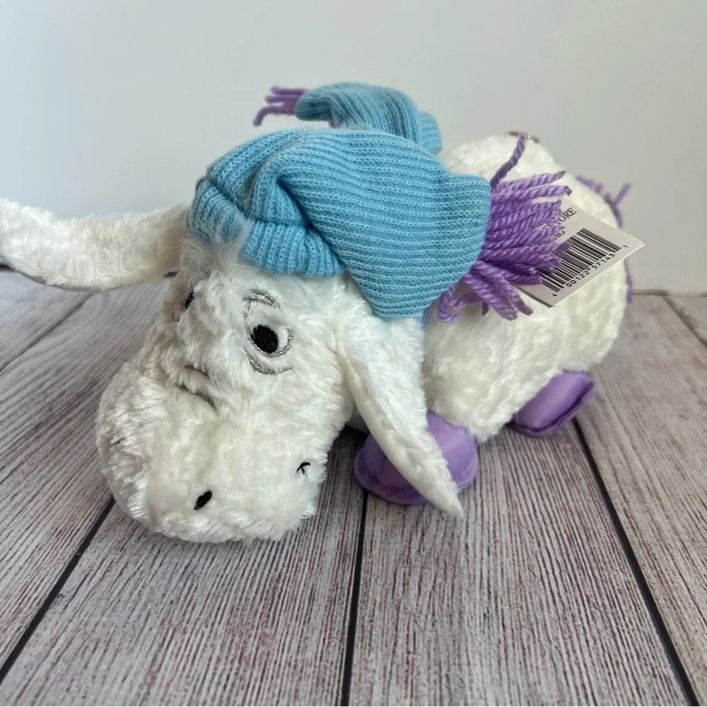 Disney World Winter Fun Eeyore Bean Bag Plush NWT
